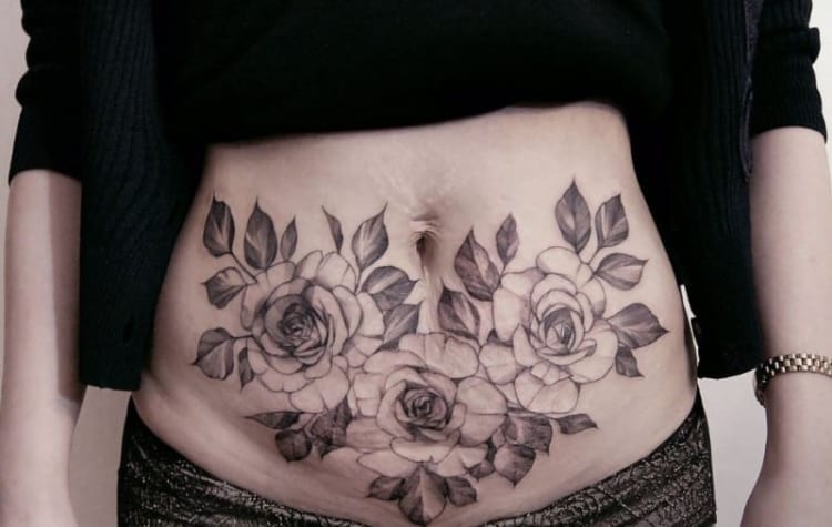 tatuagem para cobrir estrias na barriga tatuagem para cobrir estrias na barriga